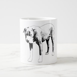 Taza De Café Gigante Reloj de invierno, cara leal