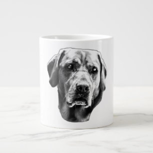 Taza De Café Gigante Reloj de la luna de calabaza