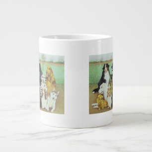 Taza De Café Gigante Reloj del perro