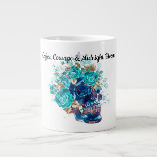 Taza De Café Gigante Requiem Flor Azul