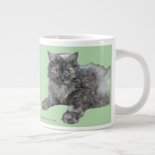 Taza De Café Gigante Respect Your Cat by RoseWrites  (Derecha)