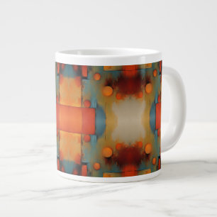 Taza De Café Gigante Resumen Arte textual: Colores de arte conceptual d