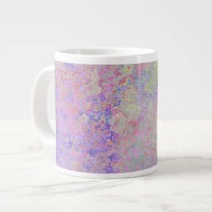 Taza De Café Gigante Resumen del Pop de Tinta Alcohólica Colorida Paste