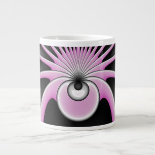 Taza De Café Gigante Resumen moderno Patrón de arte radical loco