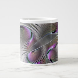 Taza De Café Gigante Resumen moderno Shy Fantasía Figura Arte Fractal