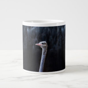 Taza De Café Gigante retrato de avestruz