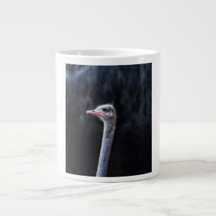 Taza De Café Gigante retrato de avestruz
