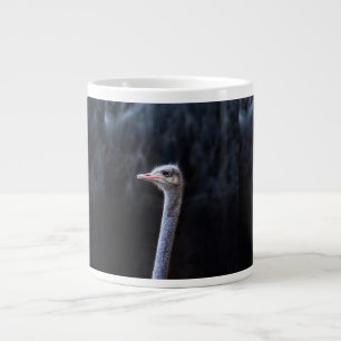 Taza De Café Gigante retrato de avestruz