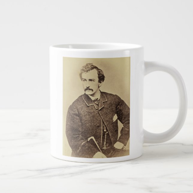 Taza De Café Gigante Retrato de John Wilkes Booth| 1861-65 (Derecha)