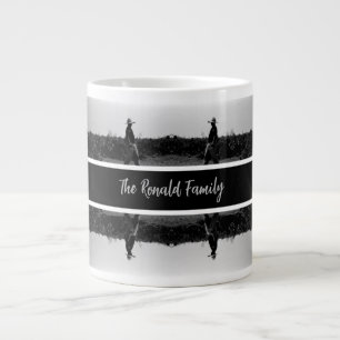 Taza De Café Gigante Retrato vintage de agricultor en Argel Argelia