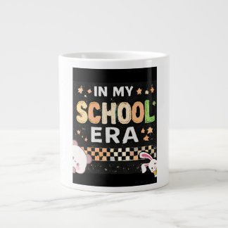Taza De Café Gigante Retro En Mi Era Escolar Estética Regreso a la Escu