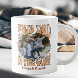 Taza De Café Gigante Retro Este papá es la foto de cabra