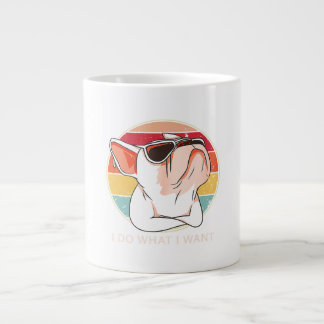 Taza De Café Gigante Retro Haz lo que quiero que sea divertido para el