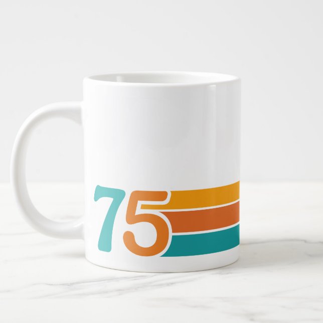 Taza De Café Gigante Retro Sunset 75 (Izquierda)