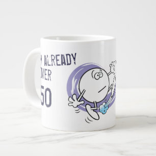 Taza De Café Gigante Retroceso del cubo con el pie