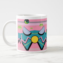 Taza De Café Gigante Retroondas de la fama - Ken Gage Art