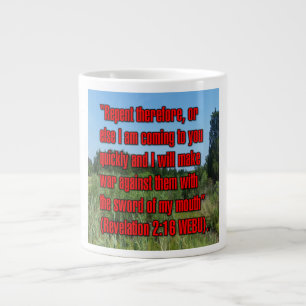 Taza De Café Gigante Revelación 2:16 WEBU Mug