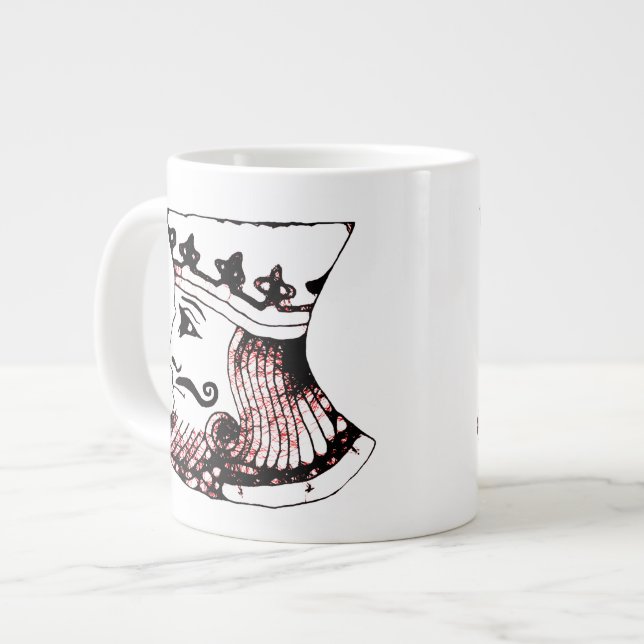 Taza De Café Gigante Rey Rojo (Izquierda)