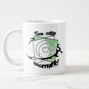 Taza De Café Gigante RICK AND MORTY™   ¡Consigue tu S#!t Juntos!