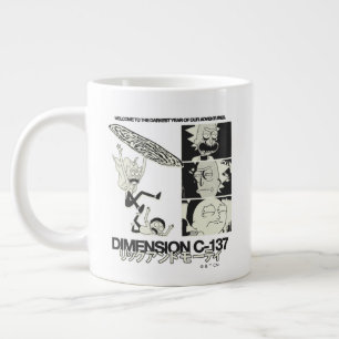 Taza De Café Gigante RICK AND MORTY™   Dimensión C-137