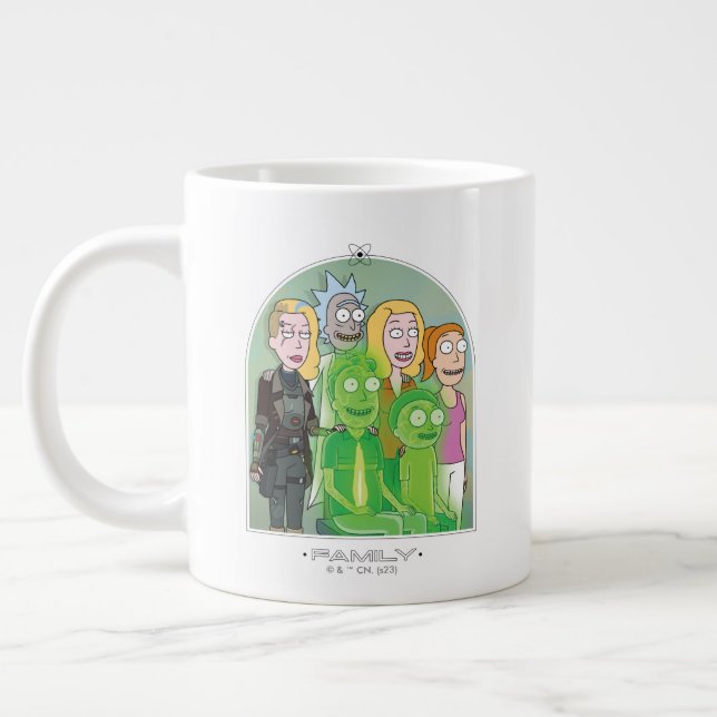 Taza De Café Gigante Rick y Morty Family Graphic (Izquierda)