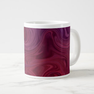 Taza De Café Gigante Rico vino tinto púrpura orgánico flujo