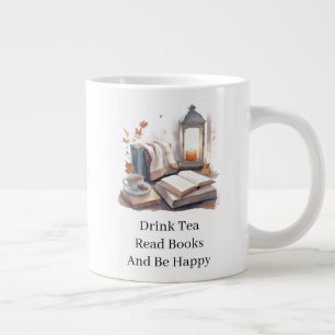 Taza De Café Gigante Rincón Acogedor de Lectura