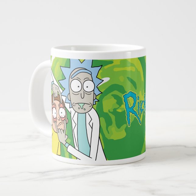 Taza De Café Gigante RIQUEZA Y MORTY™| Mira Eso (Izquierda)