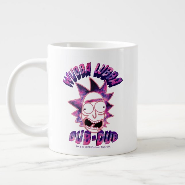 Taza De Café Gigante RIQUEZA Y MORTY™| Wubba Lubba Dub-Dub (Izquierda)