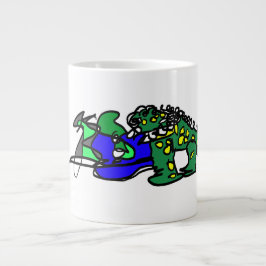 Taza De Café Gigante Ritmo de cocodrilo