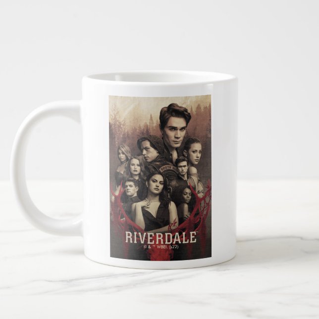 Taza De Café Gigante Riverdale Deer Skull Poster (Izquierda)