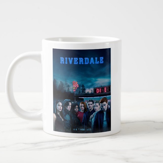 Taza De Café Gigante Riverdale fuera del Poster Diner del Pop (Izquierda)
