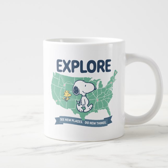 Taza De Café Gigante Road Trippin | Explorar cacahuetes (Derecha)