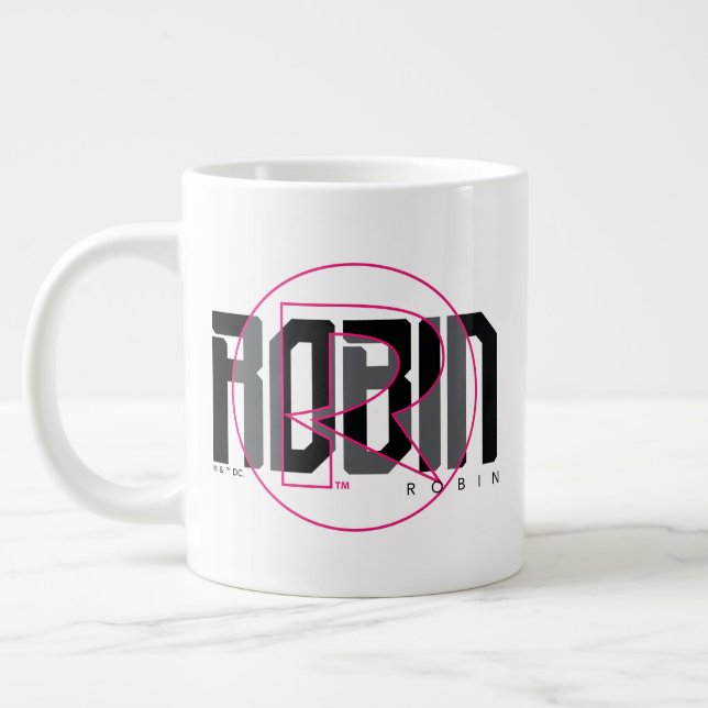 Taza De Café Gigante Robin Hi-Tech Name Graphic (Izquierda)