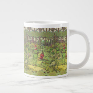 Taza De Café Gigante Robin Hood En El Bosque Gran Café Mug