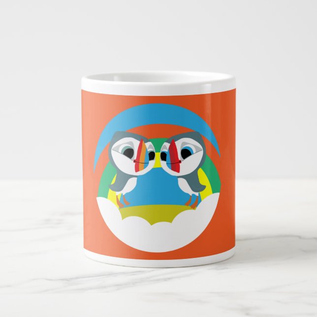 Taza De Café Gigante Rocas de aleta (Frente)
