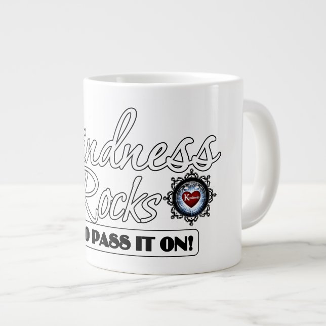 Taza De Café Gigante Rocas de bondad (Derecha)
