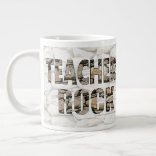 Taza De Café Gigante Rock de profesores