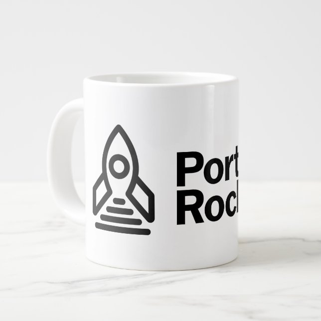 Taza De Café Gigante Rocket Mug White (Izquierda)