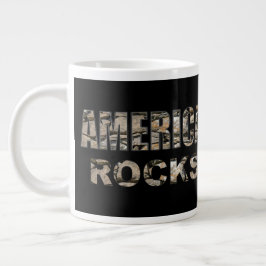 TAZA DE CAFÉ GIGANTE ROCKS AMERICANOS