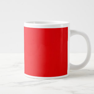 Taza De Café Gigante Rojo Insensato (El Rojo Más Rojo) PERSONALIZADO