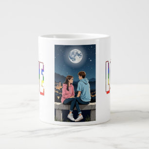 Taza De Café Gigante Romance estrellado
