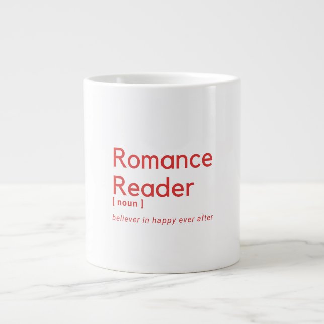 Taza De Café Gigante Romance Reader Definido! (Frente)