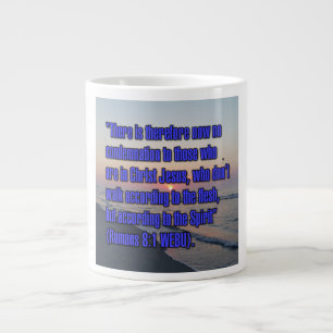 Taza De Café Gigante Romanos 8:1 WEBU Mug