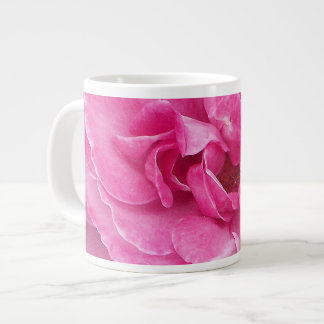 Taza De Café Gigante Rosa de jardín rosado