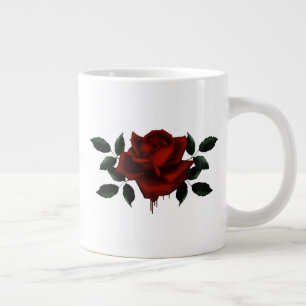 Taza De Café Gigante Rosa de sangre