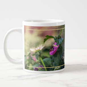 Taza De Café Gigante Rosa De Sharon Y Visitante