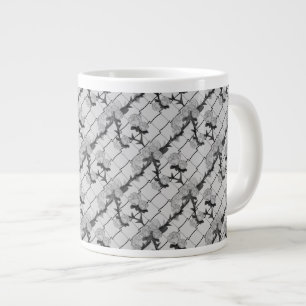 Taza De Café Gigante Rosa fantasma escalando un Pa sin inconvenientes d