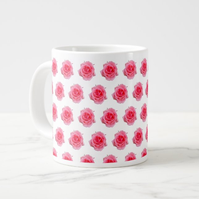 Taza De Café Gigante Rosa rosa (Izquierda)