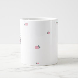 Taza De Café Gigante Rosas rosadas lindas